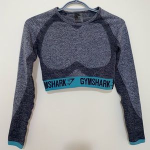 Gymshark Long Sleeve Crop Top. Used once